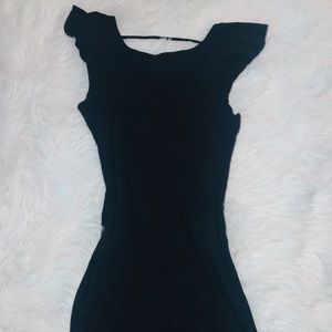 Black Fitted Grad/ Party Dress